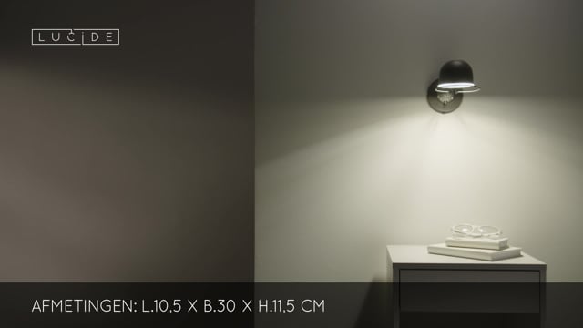 Lucide HONORE - Wandlamp - H11,5cm - E14 - Roest bruin Lucide HONORE - Wandlamp - H11,5cm - E14 - Roest bruin