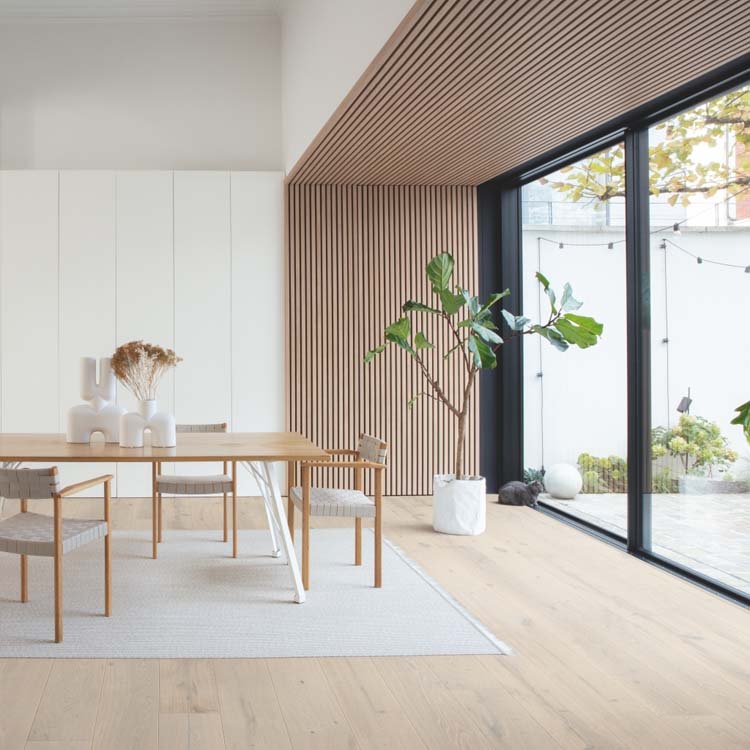 Échantillon Quick-Step parquet imperio Chêne blanc Everest extra mat