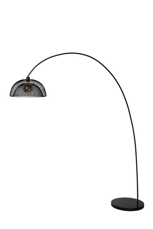 Lucide MESH - Lampadaire - E27 - Noir
