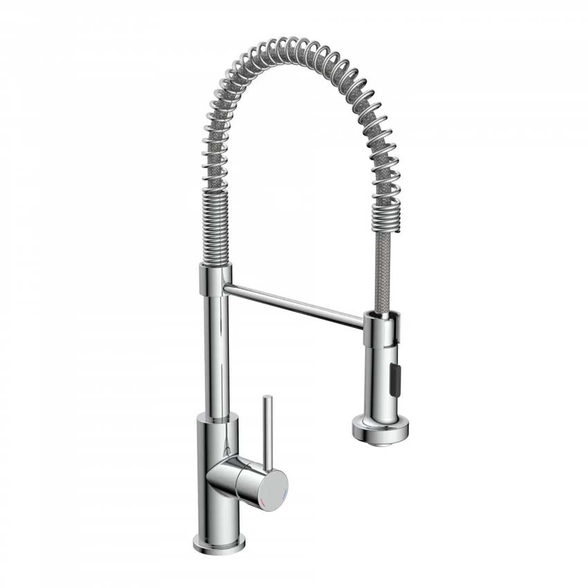 Robinet de cuisine Blizz chrome avec bec extractible