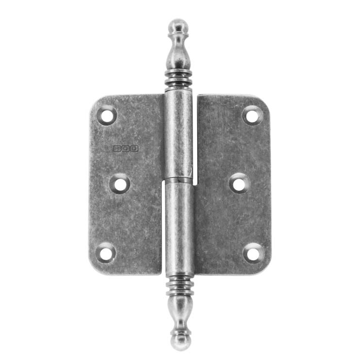 Paumelle 80x80x2.5  chieti vieil argent gauche