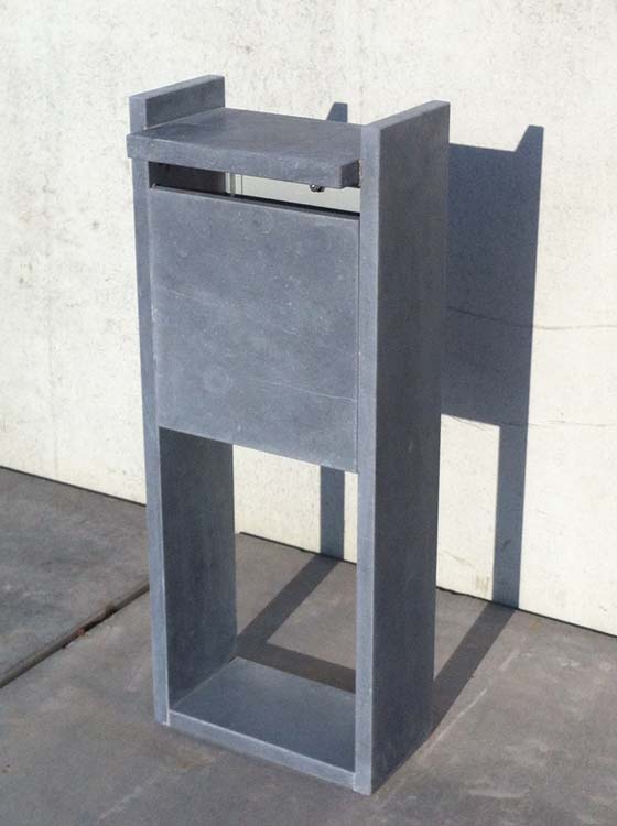 Brievenbus Chatelet blauwsteen klein