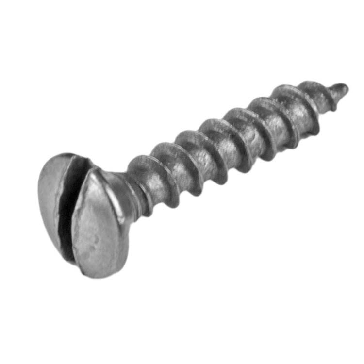 Vijs deurkruk oud zilver