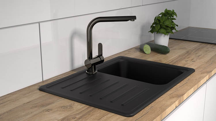 Robinet de cuisine Ria graphite