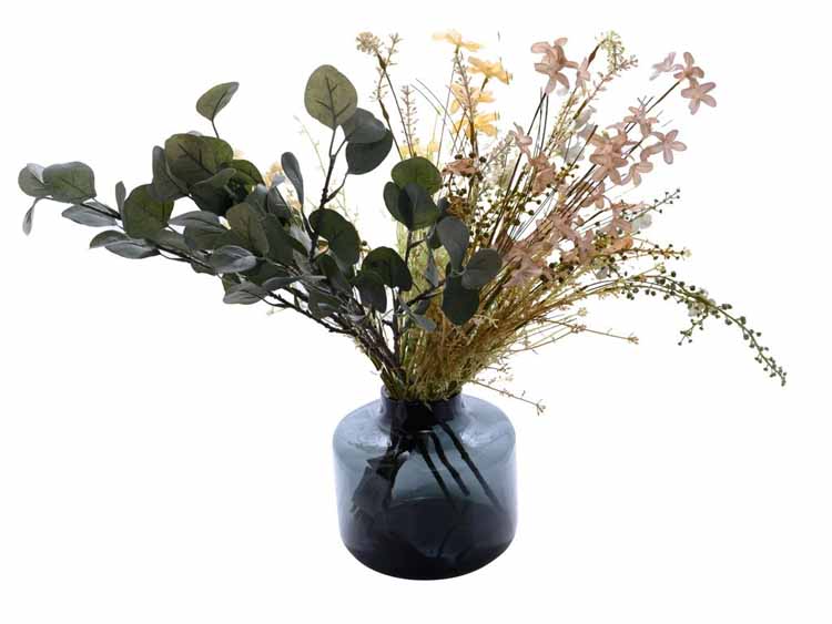Vaas Salt&Pepper smoked zwart glas H20 cm