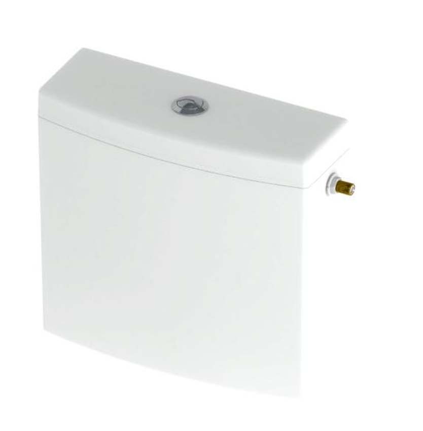 Opbouwreservoir Allibert Tamano 3/6L wit laaghangend