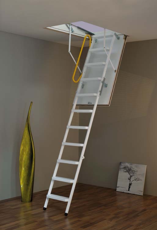 Escalier escamontable Basel en acier 140x70cm