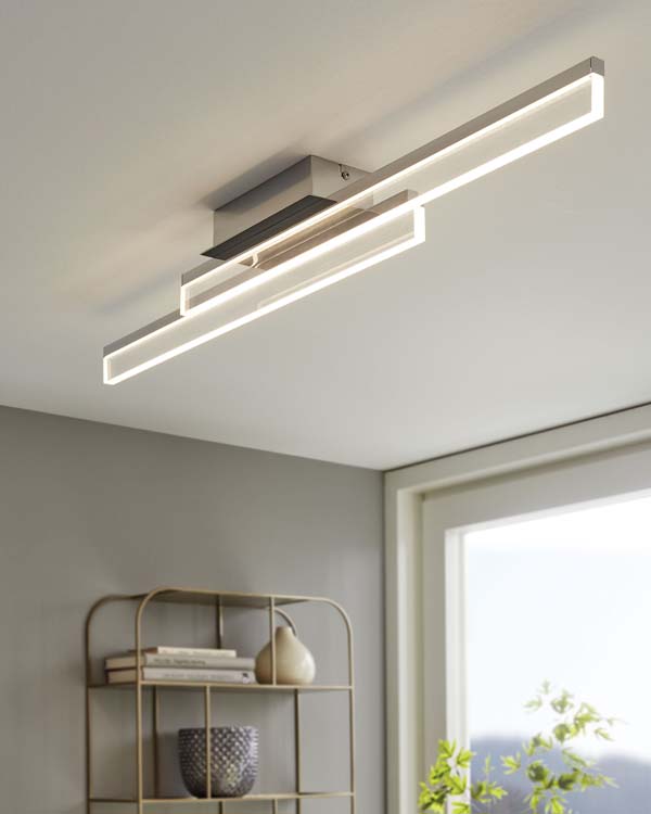 Plafonnier salle de bain Palmi 2x10W chrome