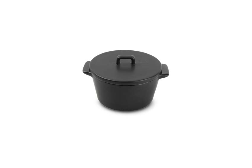 Ovenschaal Ardo zwart Ø10x5,5cm