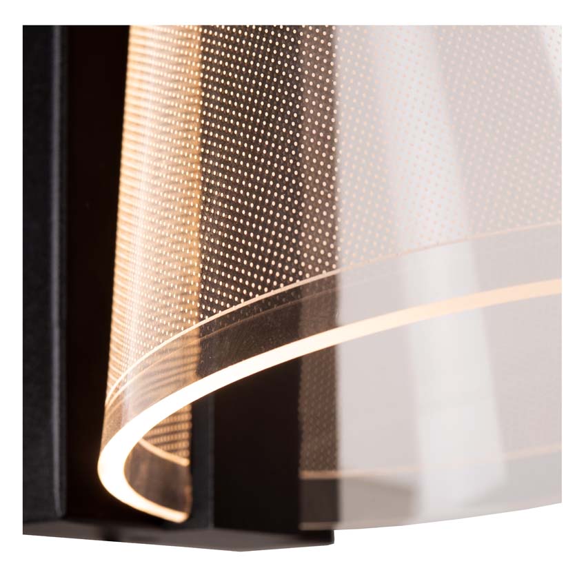Lucide KORGIS - Applique murale Salle de bains - LED - 1x10W 3000K - IP44 - Transparent