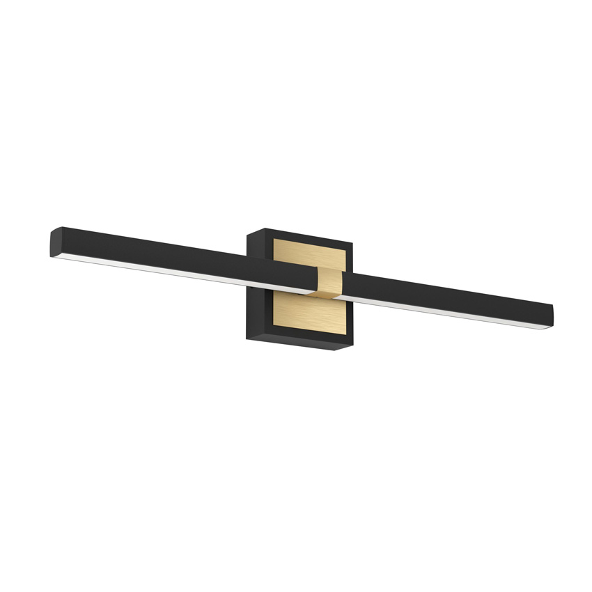 Applique murale - noir/doré - 60x11cm - LED - 1x11W - 3000K