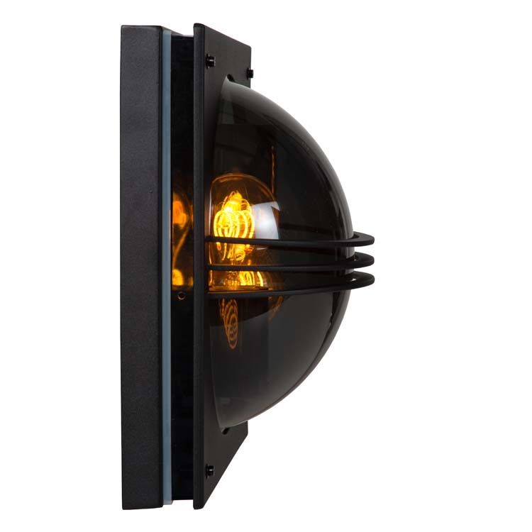 Lucide PRIVAS - Applique murale Extérieur - 2xE27 - IP44 - Noir