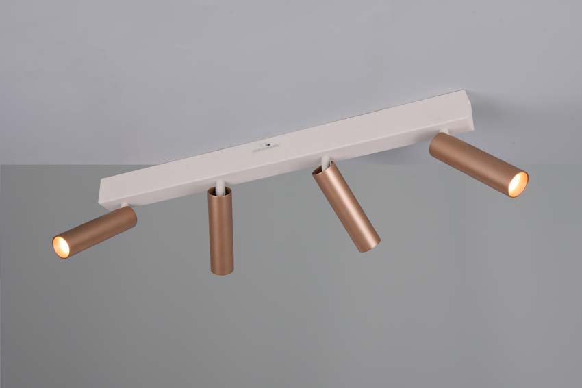 Spot en saillie - Brun café - 65x17,5x4cm - Dimmable - LED - 4x5,5W - 2300-4000K