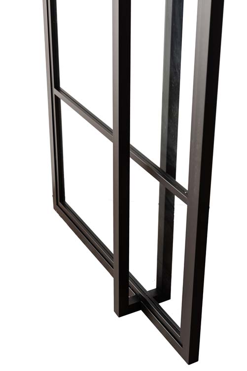 Stalen binnendeur glas enkel pivot 4W Tirza maatwerk