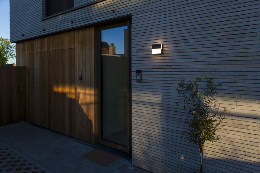 Applique murale extérieur - gris foncé - 14x14x7cm - LED - 1x17W - 3000K - IP65