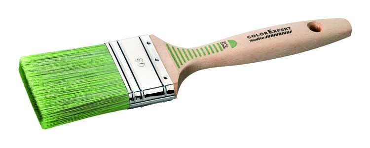 WoodStar pinceau plat 60mm  FSC + GZ vert