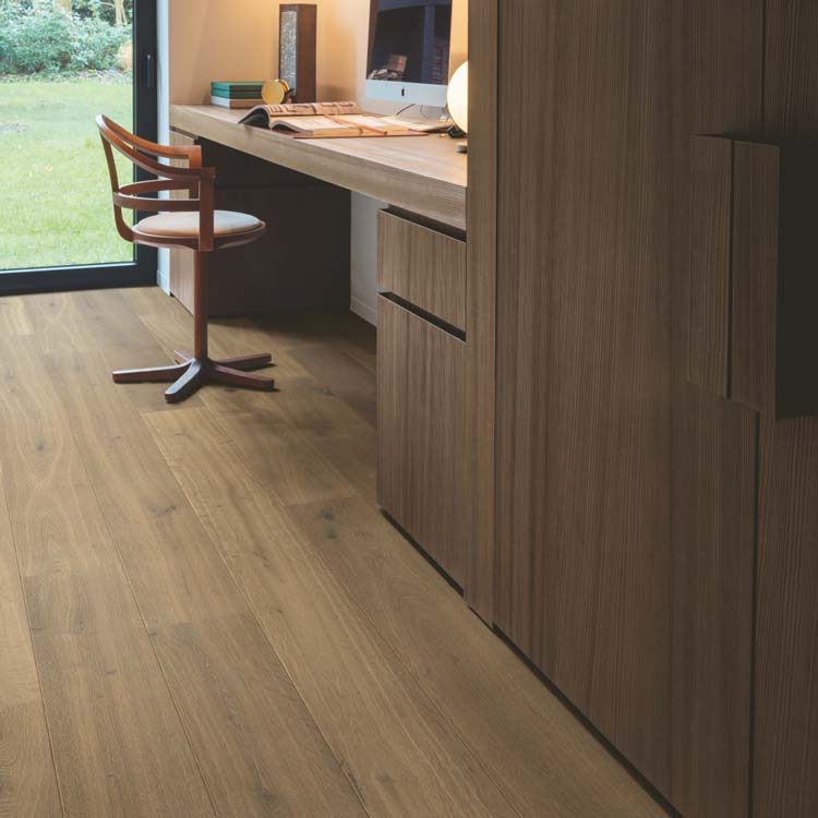 Staal Quick-Step parket palazzo Latte Eik Geolied