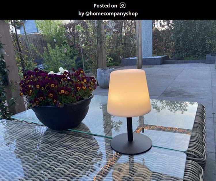 Lampe de table Extérieur - Ø 15,5 cm - LED Dim. - 1x1,8W 3000K - IP44 - Rvb - Multicolor