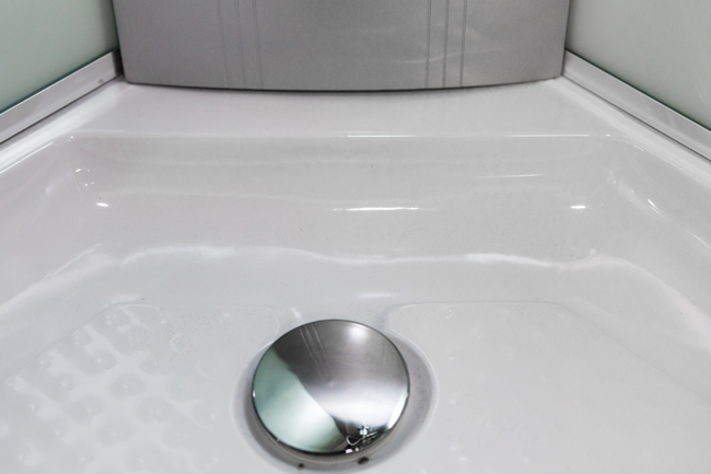 Cabine de douche Alfonso demi-rond 900 x 900 x 1970 mm