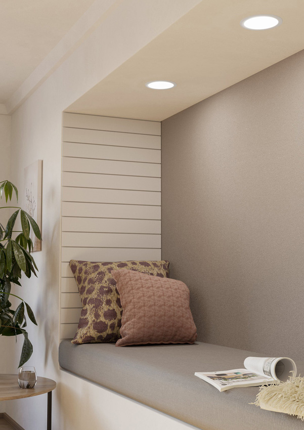 Spot encastrable - blanc - Ø16,6cm - LED - 1x12W - 4000K