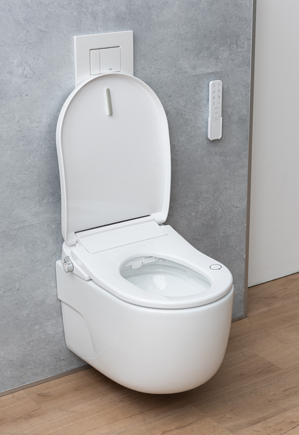 Hangtoilet Smart Gracie rimless tornado flush glanzend wit inclusief WC-bril
