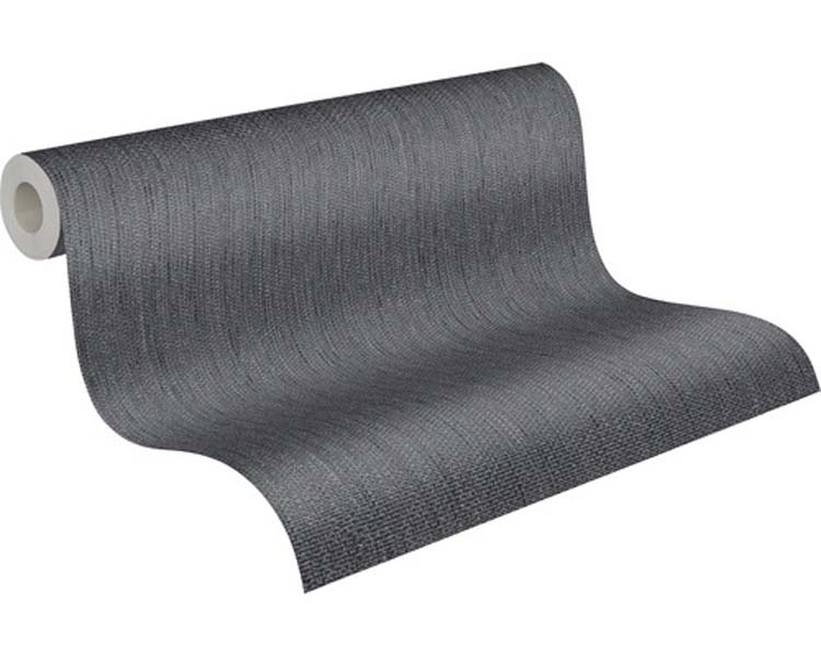 Vinyle sur papier peint intissé 0,53x10m fibre wf anthracite Vinyle sur papier peint intissé 0,53x10m fibre wf anthracite