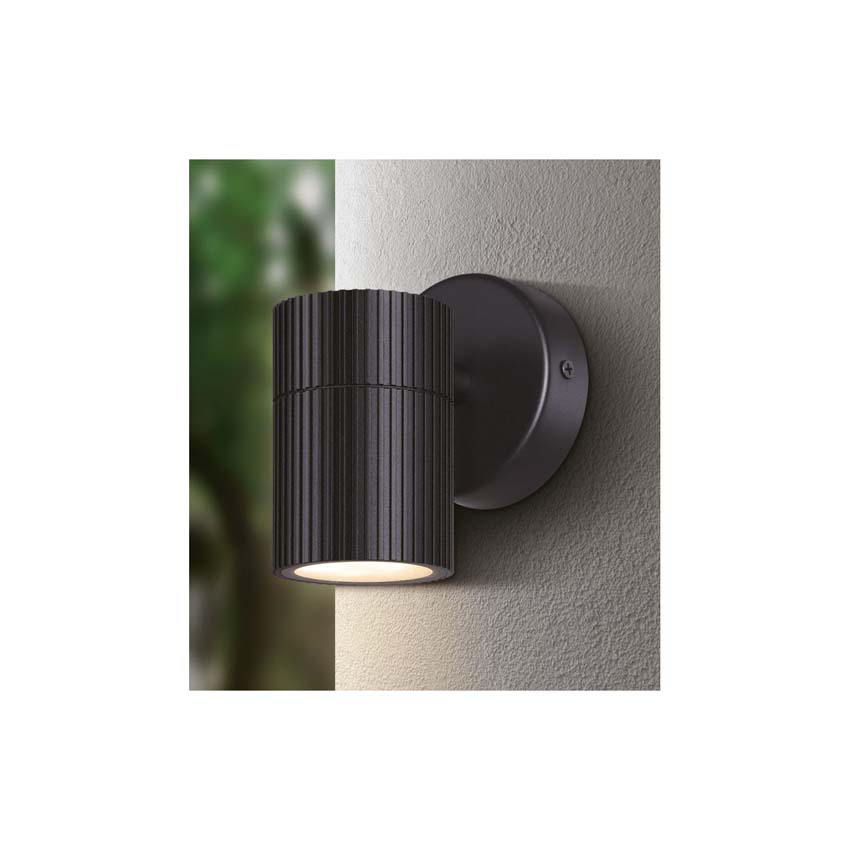 Applique murale - Noir - Dimmable - GU10 - 1x5W