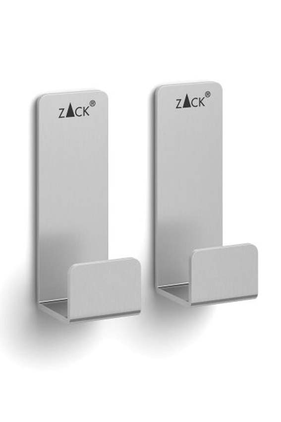 Crochet pour serviette Zack Potes argenté 5,5cm set de 2