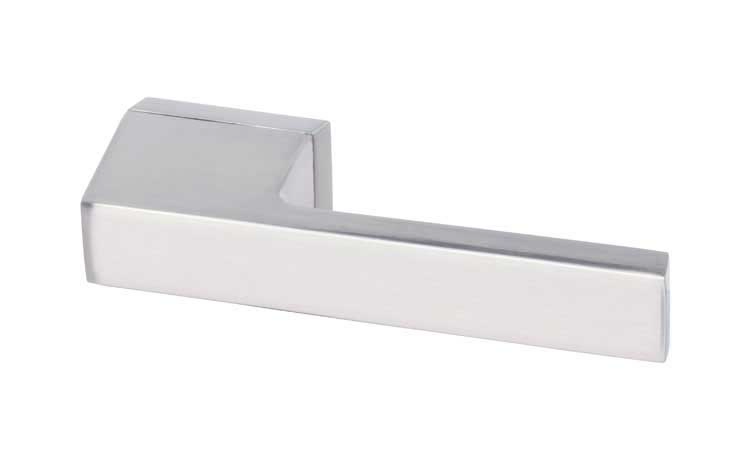Poignée de porte robusto inox-look