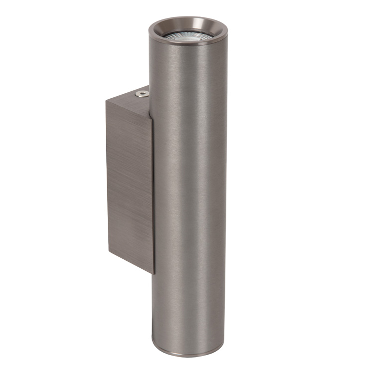Wandspot Alba - grijs ijzer - 2xGU10