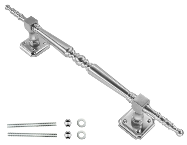 Deurtrekker inox look 26/42cm