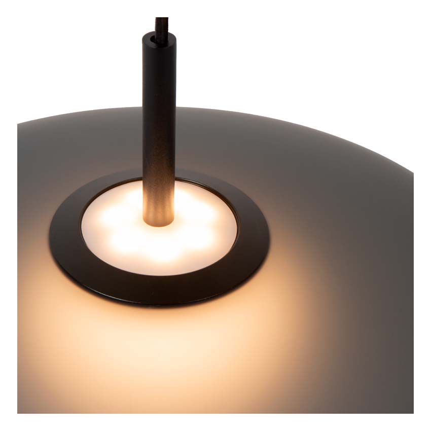 Lucide Premium MENGA - Suspension - Ø 40 cm - LED Dim. - 1x11W 2700K - Fumé