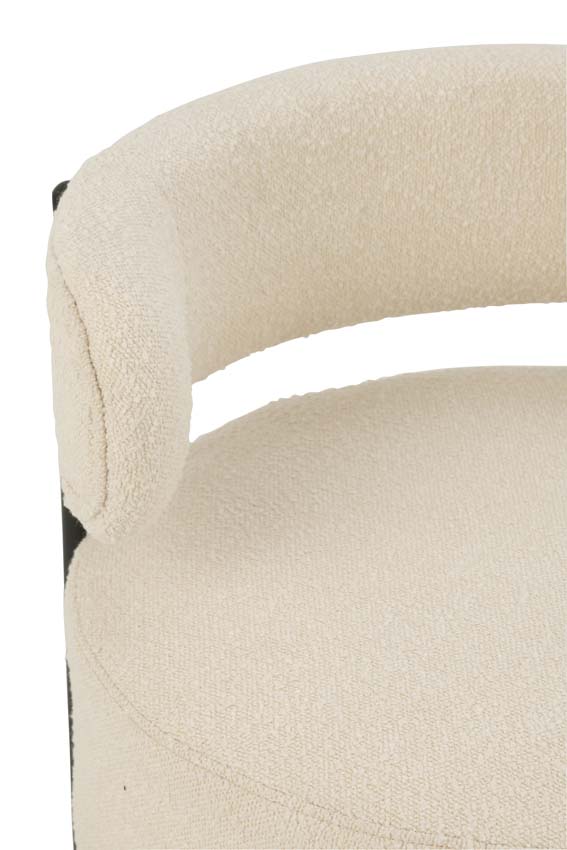 Lounge stoel Boucle wit Lounge stoel Boucle wit