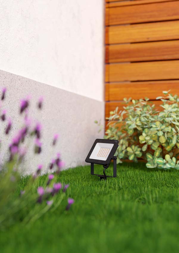 Straler LED - Zwart - 145x100x25mm - LED - 1x30W - 4000K - IP65