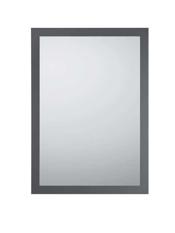 Miroir MDF antracite 48x68 cm
