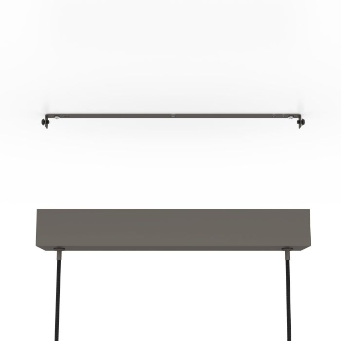 Lampe suspendue Lis Alu - L1260mm - 22W - 2700LM