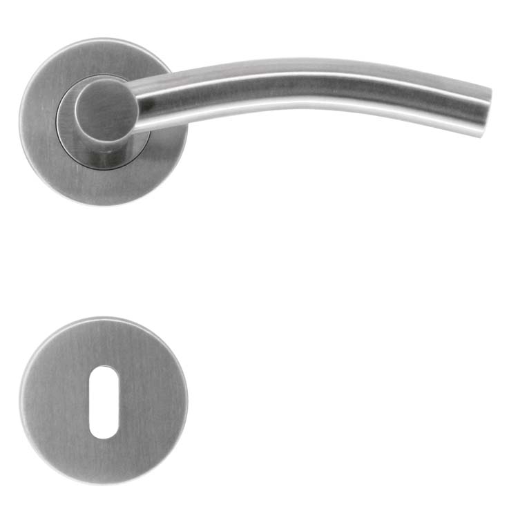 Deurkruk pro capua inox plus baardrozet