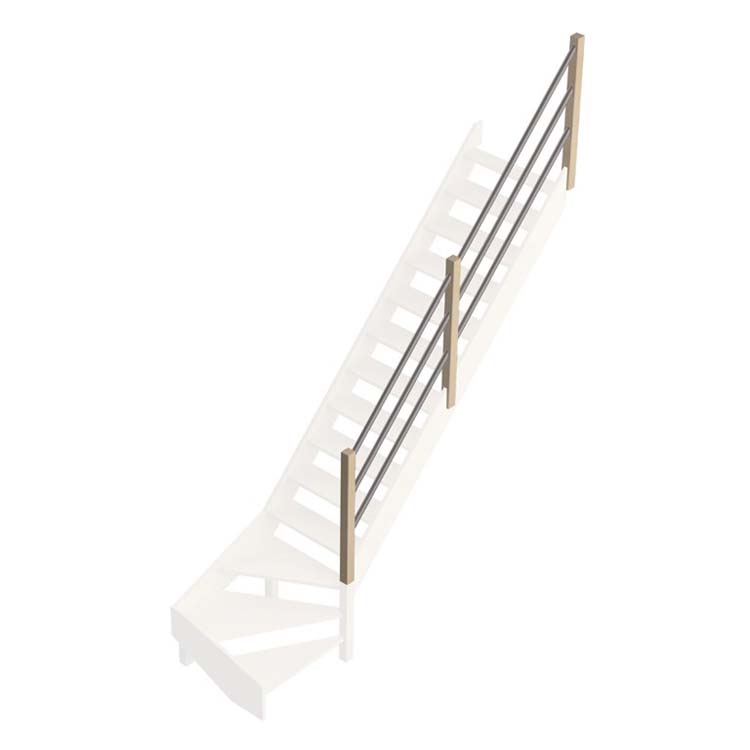 Rampe sapin Leipzig type C pour quart tournant
