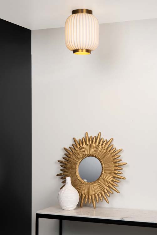 Plafondlamp - wit - Ø19,5cm - E27 - 40W