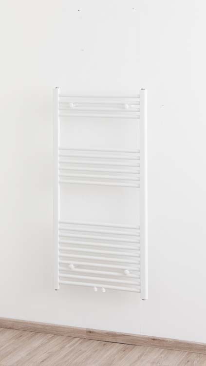 Radiateur sèche-serviette Doris single blanc mat 120 x 60 cm 524 Watt