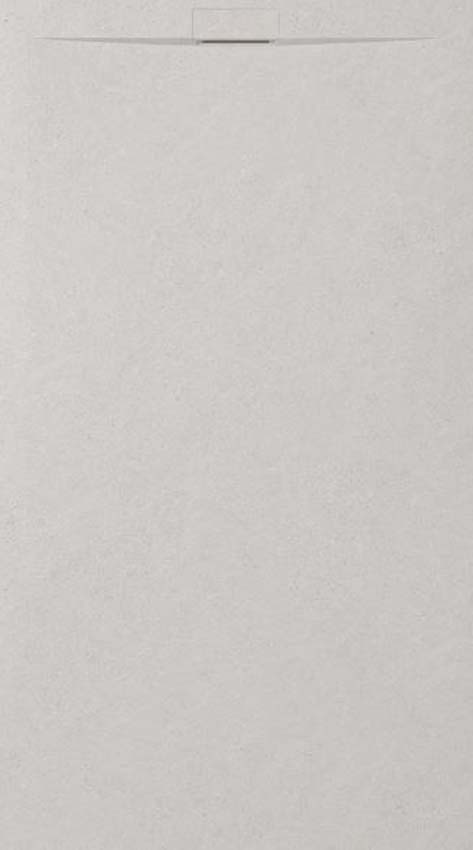 Receveur de douche Signature Nordicstone composite avec gelcoat gris 120x90cm