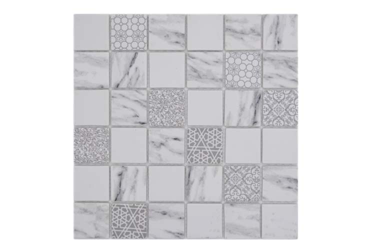 Mosaïque Eco Mix Carrara mat 30x30cm