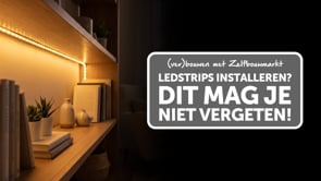 LED-strip - 12W/m - neutraal wit - per lopende meter - IP54 - dimbaar - 4000K