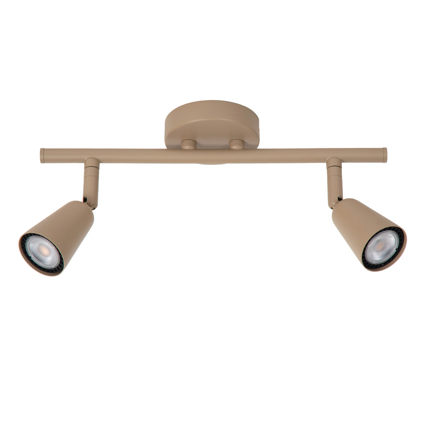 Spot de plafond - Taupe - 36x17,5x14cm - 2xGU10