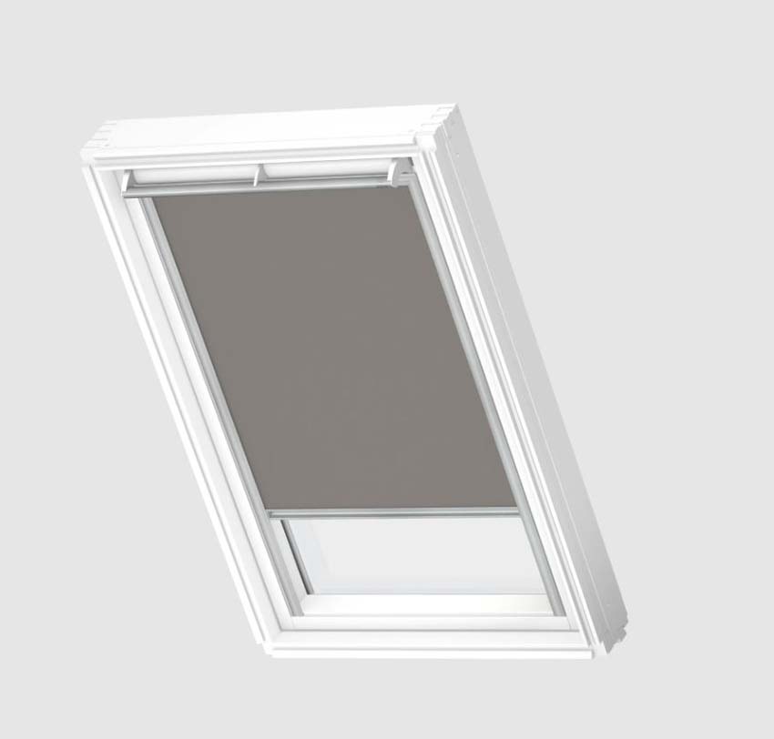 Store enrouleur Velux occultant à commande manuelle gris MK08 0705S