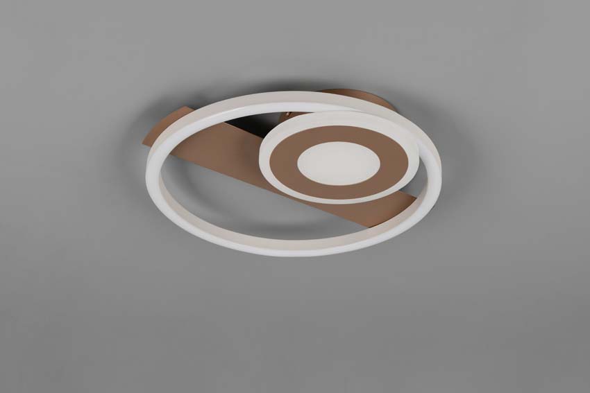 Plafonnier - Brun café - 32x30x5cm - LED - 1x22W - 3000K