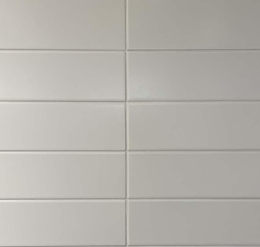 Carrelage mural Cosy blanc mat 10x30cm
