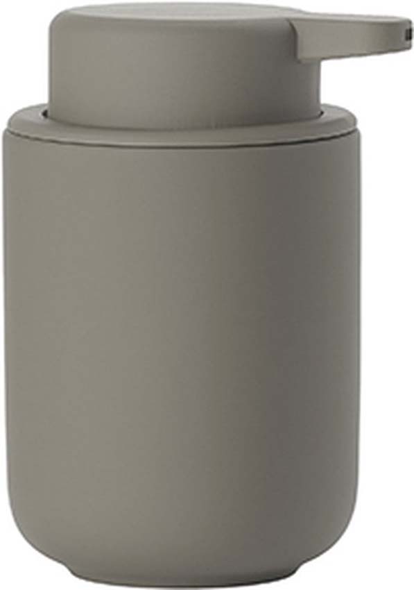Distributeur de savon Ume en céramique taupe 25cl