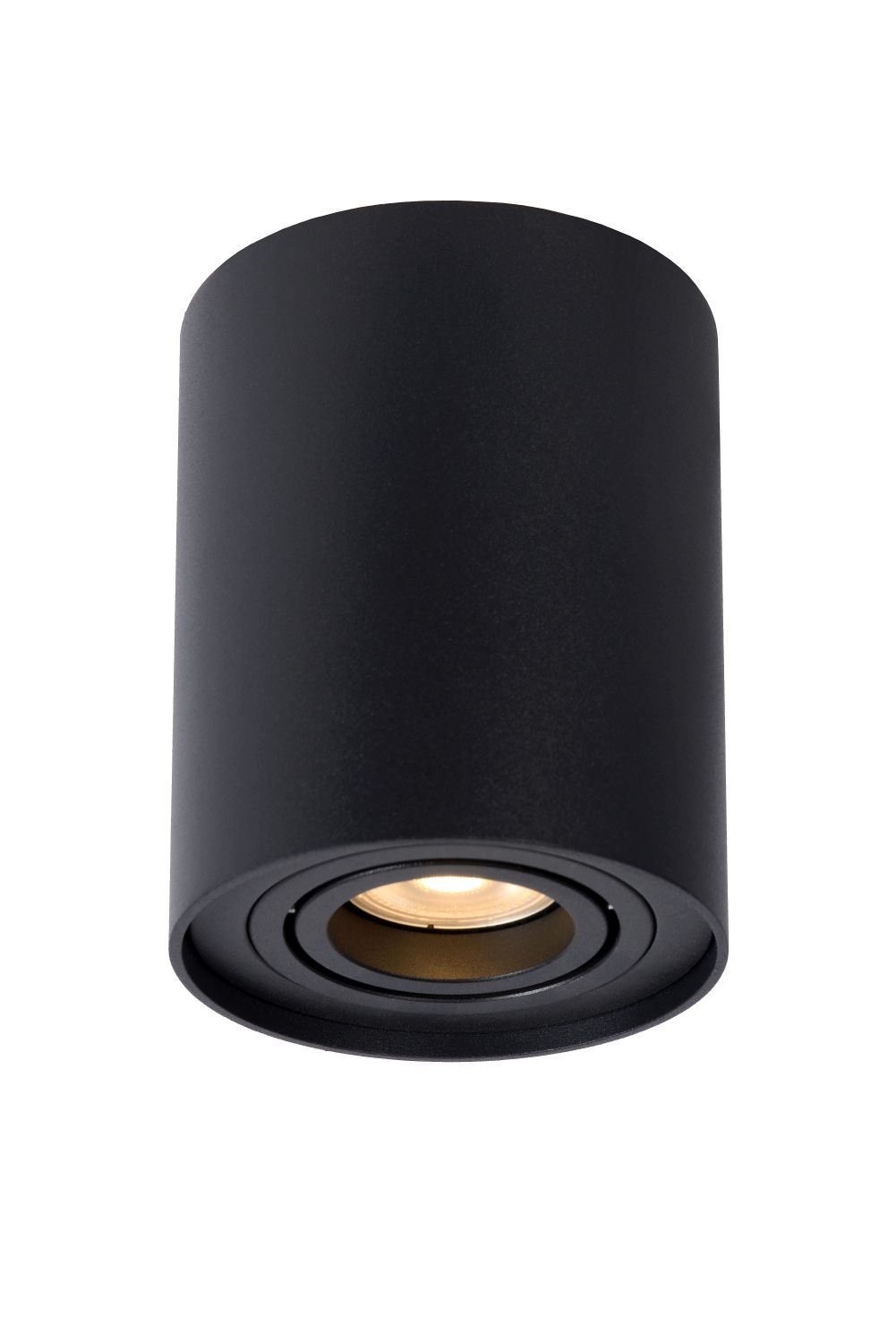TUBE - Plafondspot - Ø 9,6 cm - 1xGU10 - Zwart