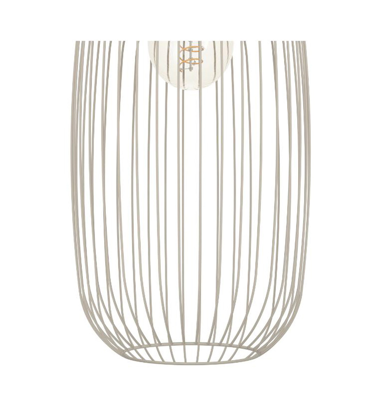 Hanglamp - zand - Ø22xH110cm - dimbaar - E27 - 1x40W - excl. lichtbron